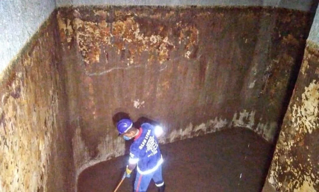 limpeza de caixas de água